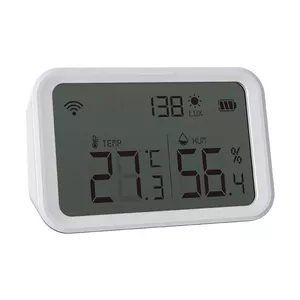 Viedais temperatūras un mitruma sensors NEO NAS-TH02W ZigBee Tuya ar LCD ekrānu