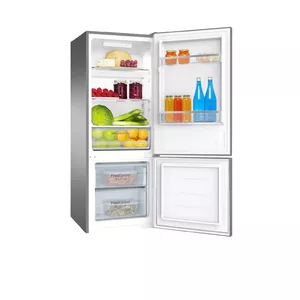 Amica KGCL 384 160 E fridge-freezer Freestanding 205 L Stainless steel