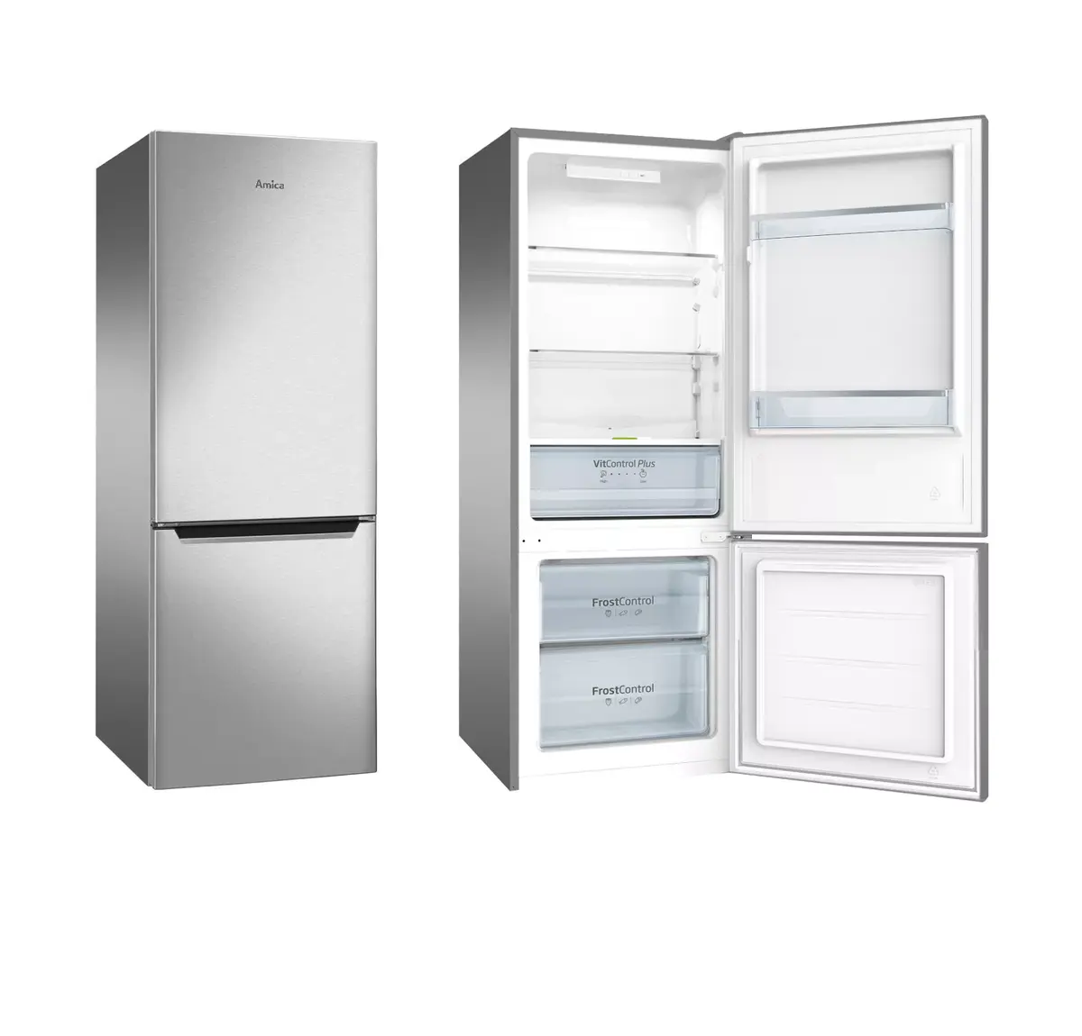 AMICA KGCL 384 160 E fridge-freezer 205 L Photo 5