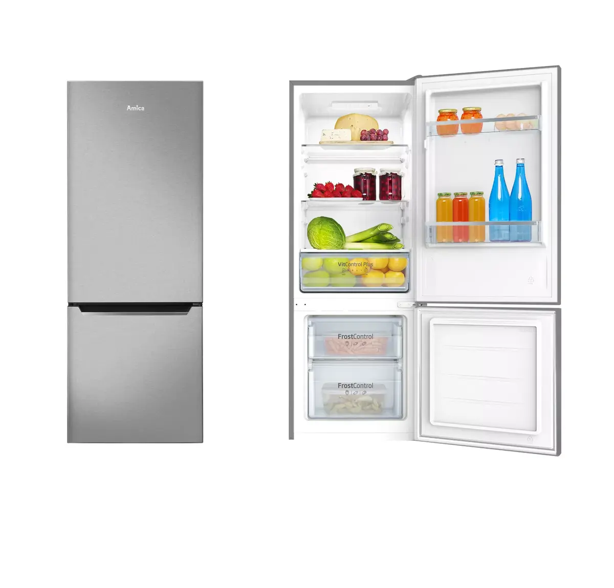 AMICA KGCL 384 160 E fridge-freezer 205 L Photo 8