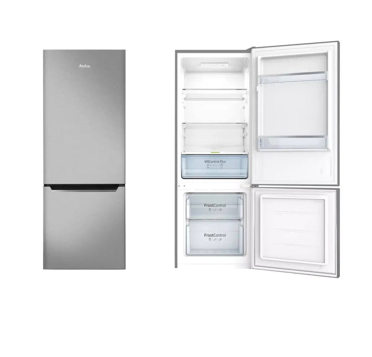 AMICA KGCL 384 160 E fridge-freezer 205 L Photo 10