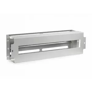 19" 3U DIN slide ProBase CO-DIN-3U-G gray — 3U rack-mounted DIN rail sliding shelf