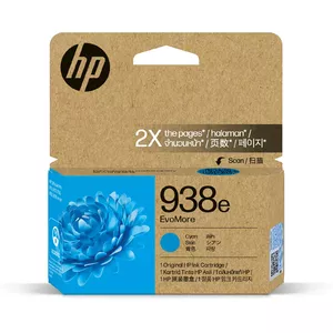 Картридж HP 938e EvoMore Cyan – стандартная ёмкость, одиночная упаковка, ~1650 страниц