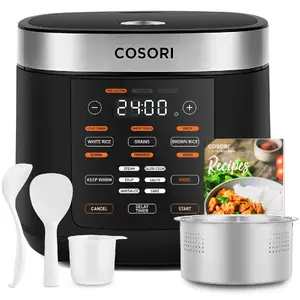 Мультиварка Cosori Multi-Cooker Chef Edition CRC-R501-KEU 5 л 970 Вт черный серебристый LED-дисплей