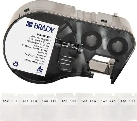 Brady M4-47-427 vinila etiķetes 2,54×1,27 cm Photo 4