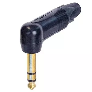 Wire connector Neutrik NP3RX-B 1/4" phone plug Black