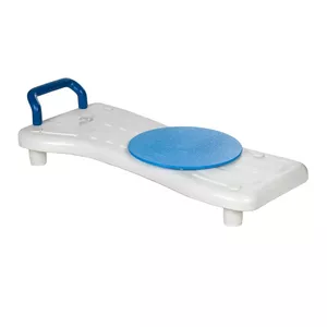 Bath bench REHA FUND RF-856 with rotating disc, rectangular swivel seat, adjustable height 95 mm, max load 110 kg