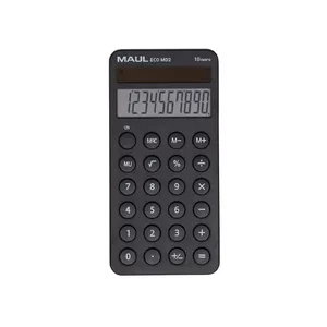 Pocket Calculator Maul ECO MD2 Solar 10 Digits Black
