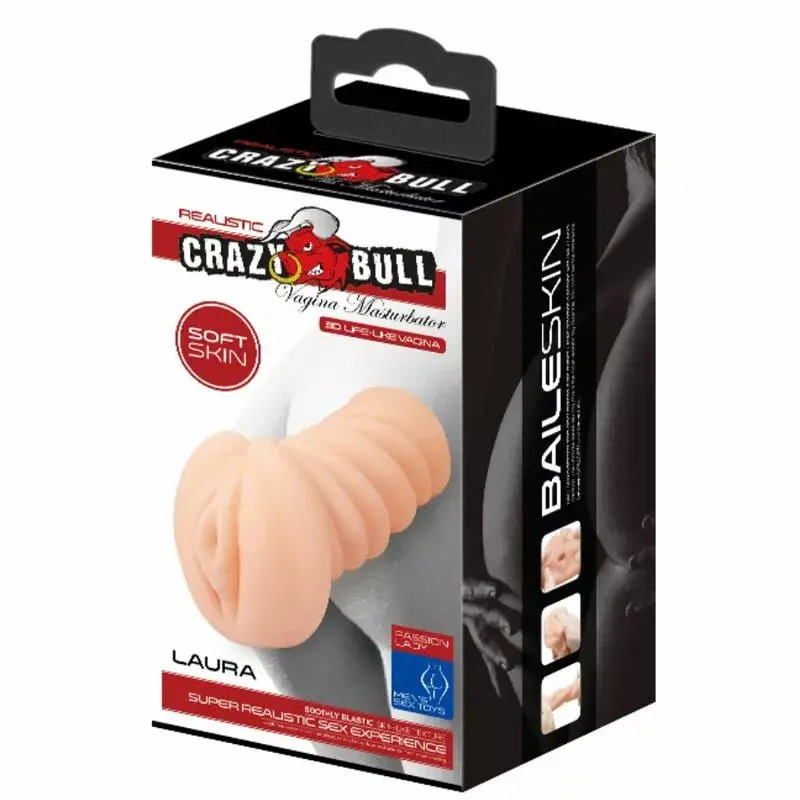 Мастурбатор Crazy Bull Silicone Black Photo 6