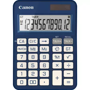 Basic Calculator Canon KS-125KB 12 Digits Battery Solar Blue