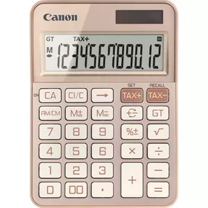 Basic Calculator Canon KS-125KB Desktop 12 Digits Rose Gold