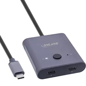 InLine USB-C switch 60603T bidirectional 10Gb/s 100W