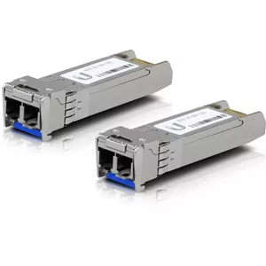 SFP+ fiber transceiver Ubiquiti UACC-OM-SM-10G-D-2 10 Gbps 1310 nm LC single-mode 10 km (2-pack)