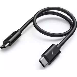 FiiO USB-C - USB-C USB kabelis 0,2 m melns