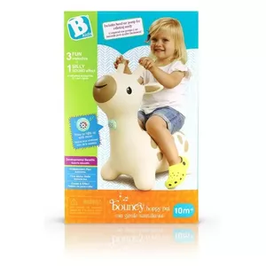 Gumijas lecamais B-kids Giraffe modelis 116315223 — mīksts, krāsains bērnu lecamais