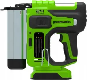 Nail Gun GreenWorks GD24BN 24V (model 3400707) — cordless 24 V nailer