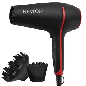 Revlon RVDR5317E matu žāvētājs 2000 W Melns, Sarkans