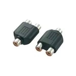 RCA (Cinch) Y-adapteris SpeaKa Professional SP-2873360 — 1x ligzda uz 2x ligzdām