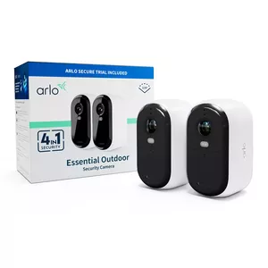 Arlo Essential VMC2250: IP Kamera 2er Pack Lode IP drošības kamera Iekštelpu un āra 1920 x 1080 pikseļi Griesti/Siena/Stabs