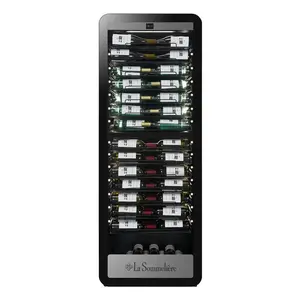 Компрессорный винный шкаф La Sommelière APOGEE185DZPRO — 184 бутылки, чёрный, 38 дБ, класс энергопотребления F