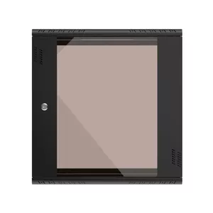 Настенный шкаф Extralink Premium 12U 600x450 Черный безинструментальный монтаж