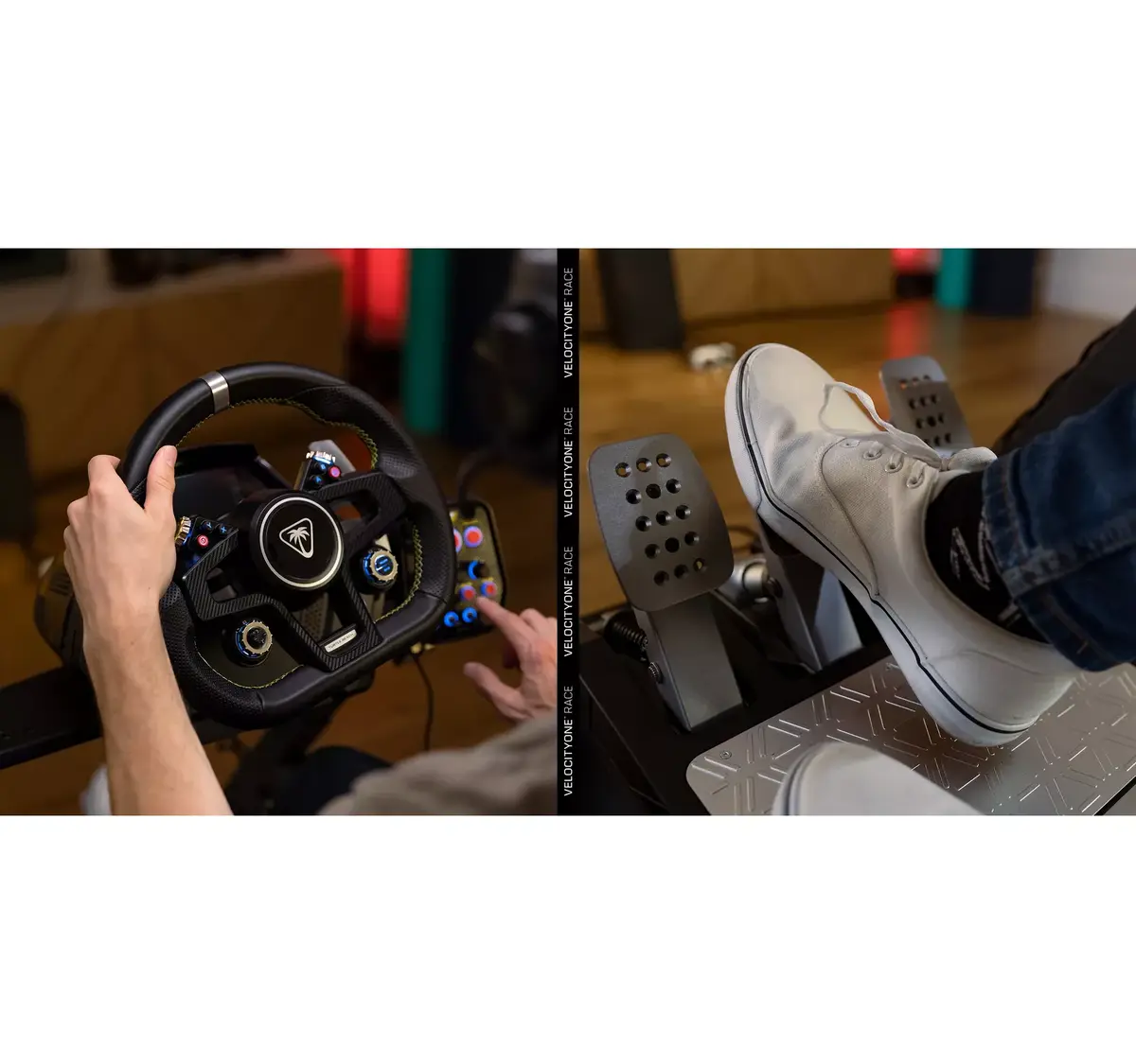 Stūres rats + Pedāļi Turtle Beach VelocityOne Melns Photo 10