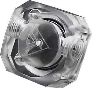 Flow Meter Barrow SLFV1-RGB ARGB acrylic inline for custom water cooling loops