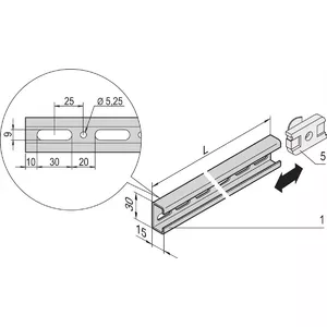 Cabinet SCHROFF C-Rail F.800W 650L 4U — SCHROFF rack cabinet, 800 mm width, 650 mm depth, 4U mounting