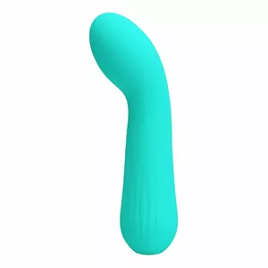 Vibrator pretty love Faun silicone, rechargeable, waterproof, Aqua Green