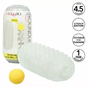 Masturbators California Exotics Boundless Reversible Squishy Ball Stroke, silikons, pelēks