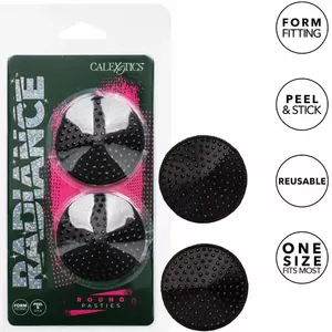 Krūšu uzlīmes RADIANCE D-238342 — apaļas pašlīmējošas rotātas «džūela» formas