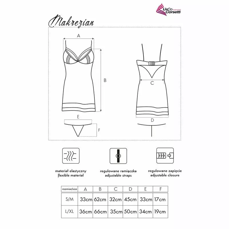 Пеньюар LIVCO CORSETTI FASHION Один размер MAKREZIAN LC 90545 Photo 5