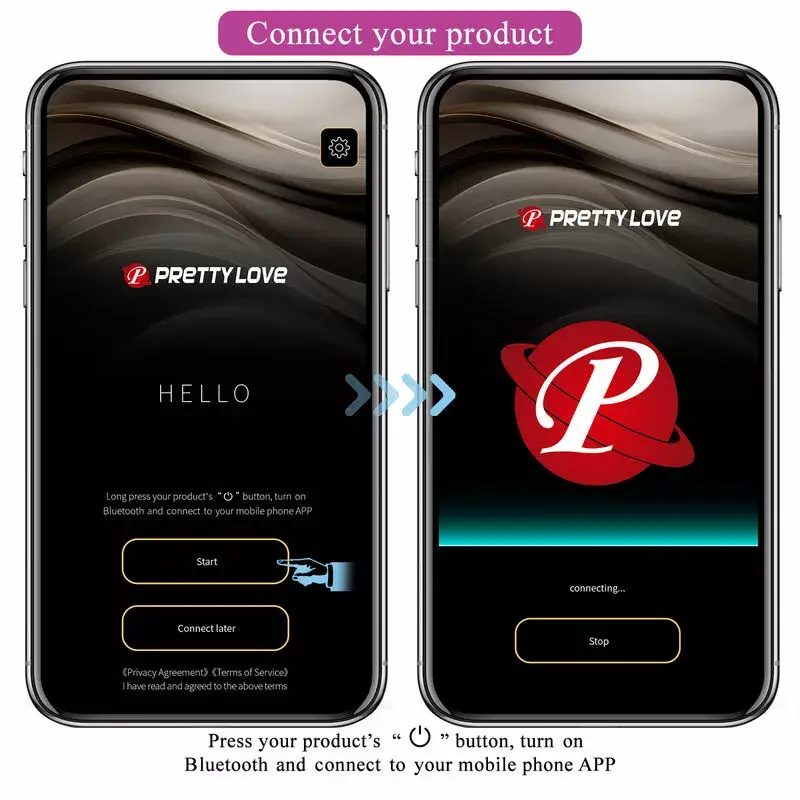 Вибратор Pretty Love Hector Electroshock — управление через приложение Photo 14