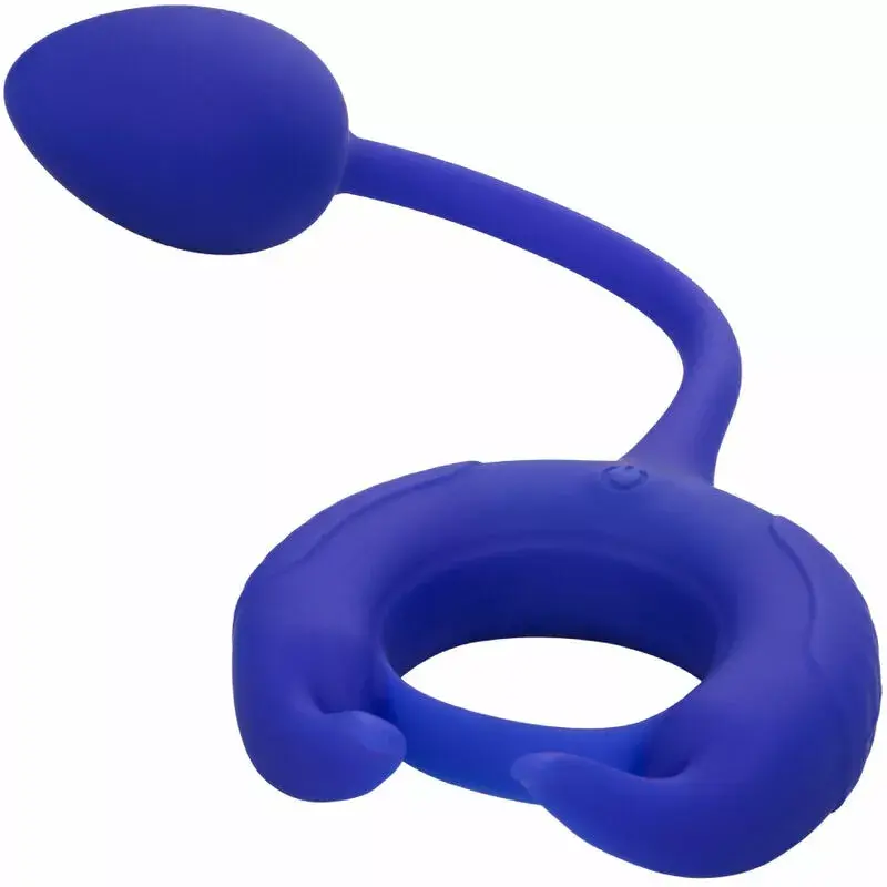 Насадка на пенис CalExotics Admiral Weighted Cock Ring Blue Photo 3