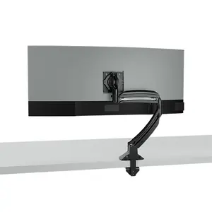 Chief Kontour K1D Dynamic Desk Clamp Mount for 1 Monitor, supports screens from 10 to 30 inches, VESA 75x75 to 100x100 mm, max weight 11.34 kg, black