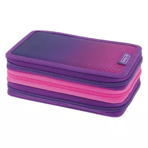 Herlitz TriCase Dip Dye 31 gab Rozā Violeta Poliesters 190x115x70 mm