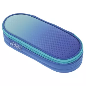 Zīmuļu soma Herlitz Etui Dip Dye Soft Poliesters Zils Tirkīza 215x95x60mm