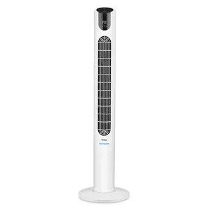 Household tower fan Trisa 9359.7010 — 8 speeds, AC 220–240V, Black/White