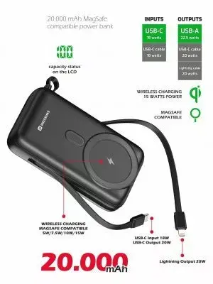 Portable Power Bank Swissten 22013934 Photo 3