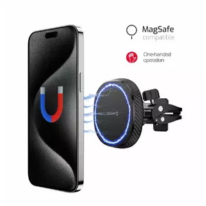 Car magnetic phone holder SWISSTEN MagStick Compact — MagSafe compatible, compact magnetic mount