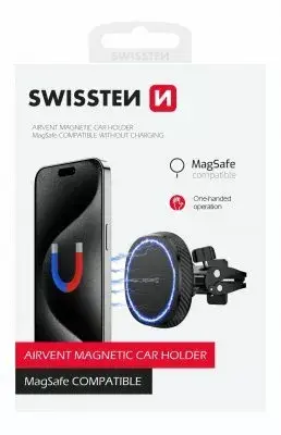 Automašīnas magnētiskais turētājs SWISSTEN MagStick Compact Photo 6