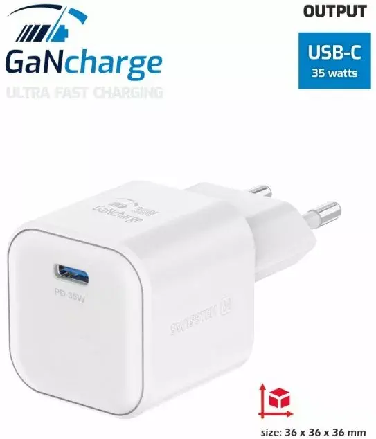 SWISSTEN зарядное 22070200 35W PD USB‑C Photo 2