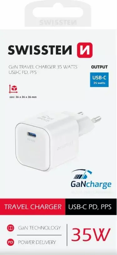 SWISSTEN зарядное 22070200 35W PD USB‑C Photo 3