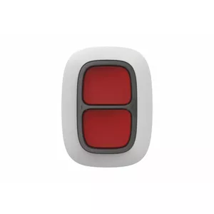 Wireless hold-up device Ajax DoubleButton — two-button panic alarm, advanced protection against accidental presses