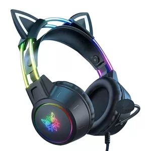 Austiņas Onikuma X15 PRO Gaming headset Cat Black