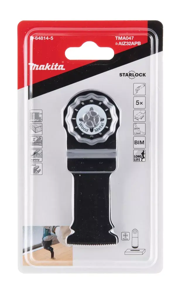 Makita B-64814-5 биметал полотна 5 см, 5 шт. Photo 3