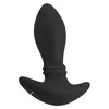 you2toys Silicone Black вибро pлаг с двумя моторами Photo 5