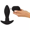 you2toys Silicone Black вибро pлаг с двумя моторами Photo 7