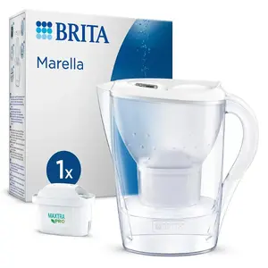 Фильтр-кувшин для воды BRITA Marella с индикатором MEMO и картриджем BRITA MAXTRA PRO, 1 шт.
