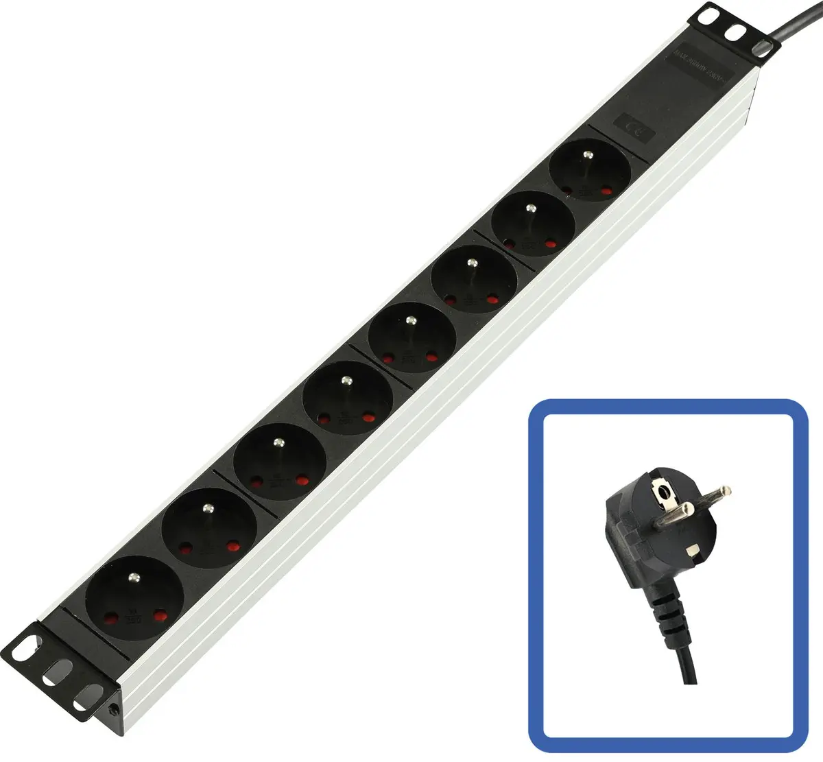 Lanview TUPS032 Basic 1U PDU Power Distribution Unit Photo 3